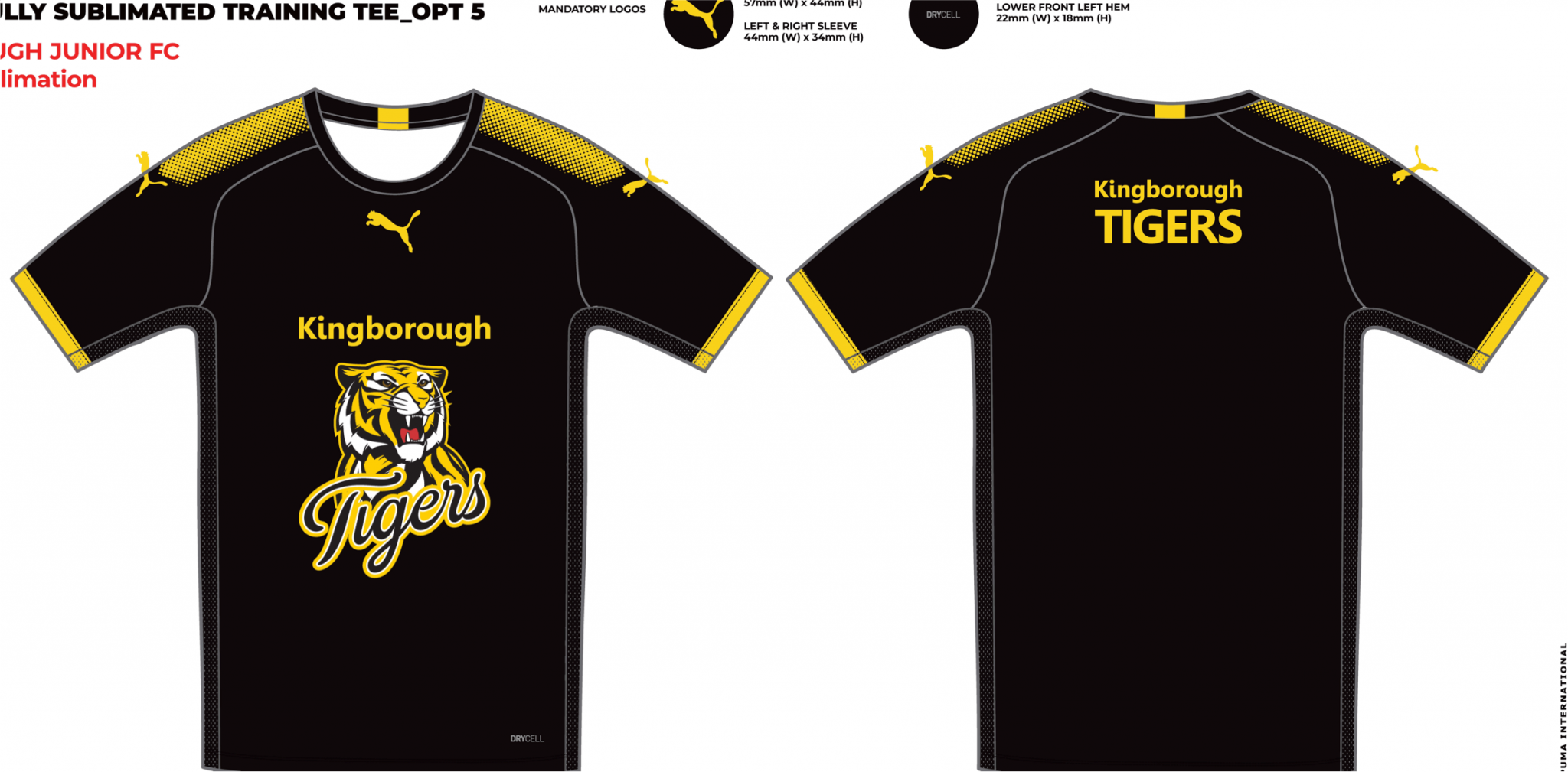 Training Tee – Kingborough Tigers JFC
